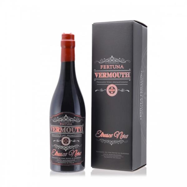 TENUTA FERTUNA Vermuth ROSSO Etrusco Astuccio 18° Cl.75