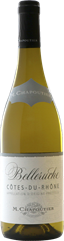 M.CHAPOUTIER Cotes du Rhone Blanc BELLERUCHE 2022 cl.75