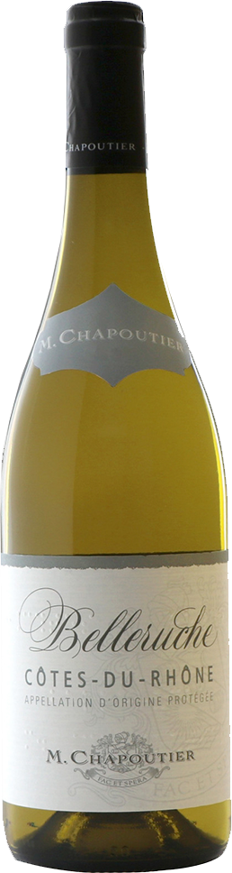 M.CHAPOUTIER Cotes du Rhone Blanc BELLERUCHE 2022 cl.75