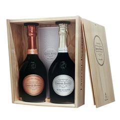 LAURENT PERRIER Champagne Rosé + Balanc de Blancs Cofanetto Cl.75