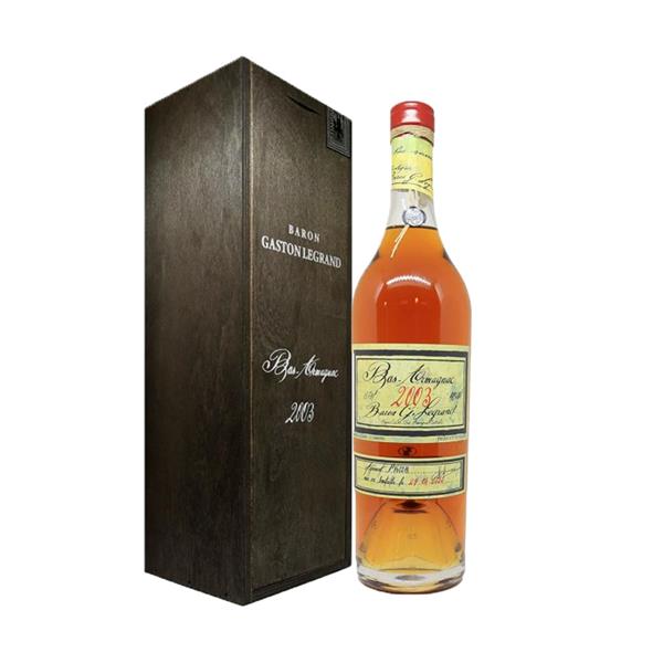 BARON GASTON LEGRAND Bas-Armagnac  Millesime 2003 Cl 70