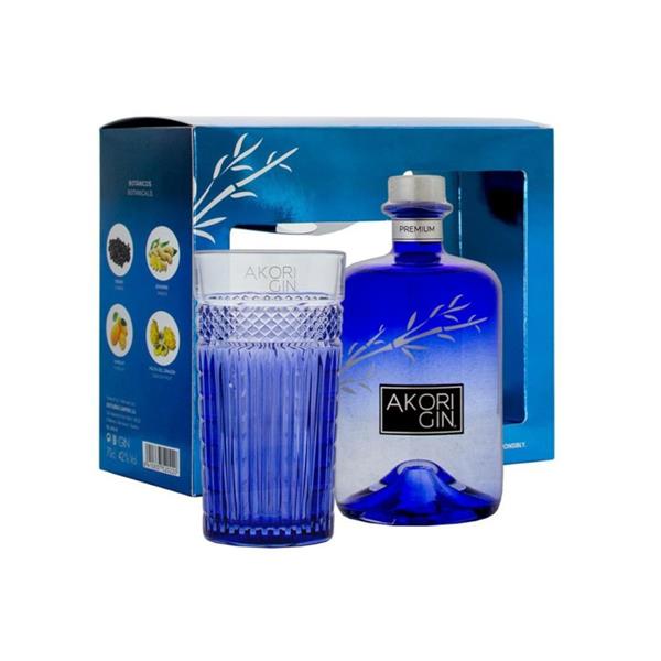 AKORI Gin Glass Pack Confezione Bicchieri 42% Cl.70