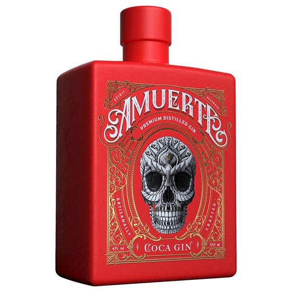 AMUERTE Gin Coca Leaf RED cl.70