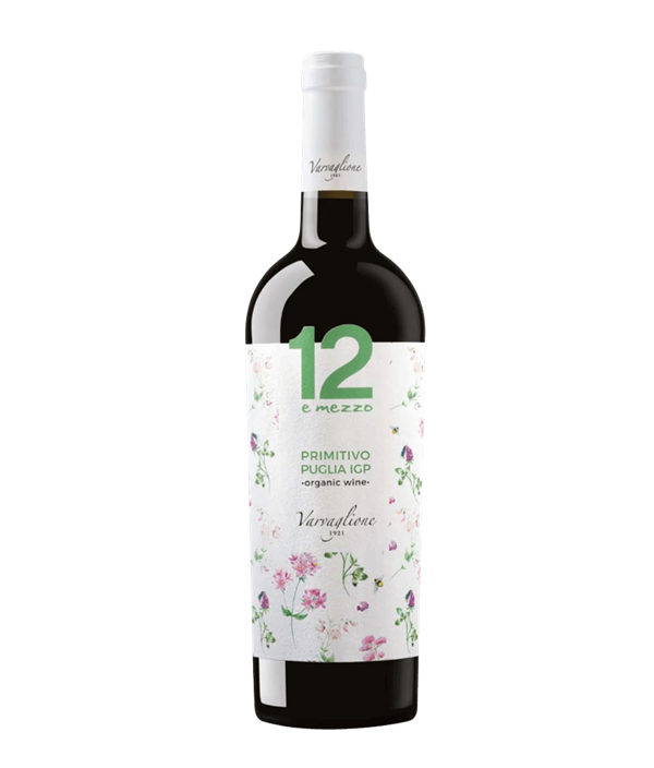 VARVAGLIONE Primitivo Puglia BIOLOGICO 12 e MEZZO 2020 cl.75