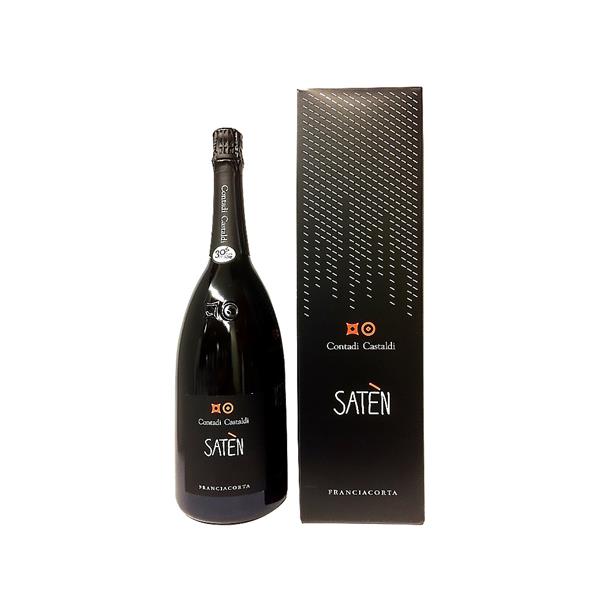 CONTADI CASTALDI Franciacorta Saten MAGNUM Astuccio 2017 Cl 150