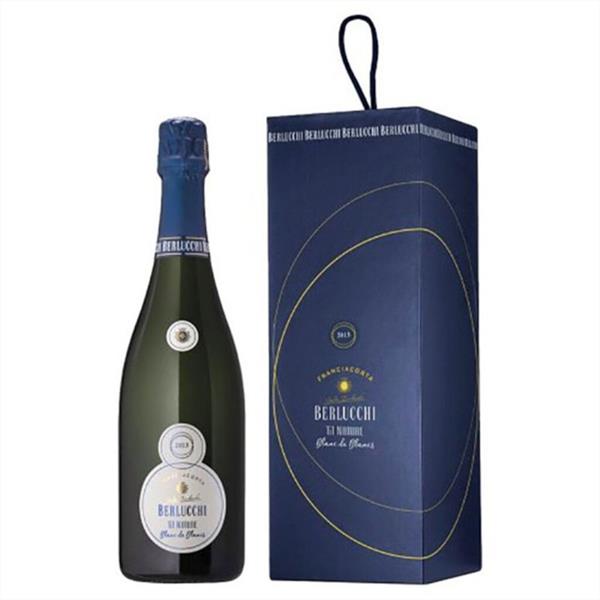 BERLUCCHI Franciacorta 61 Blanc De Blancs Nature ASTUCCIO 2015 Cl 75