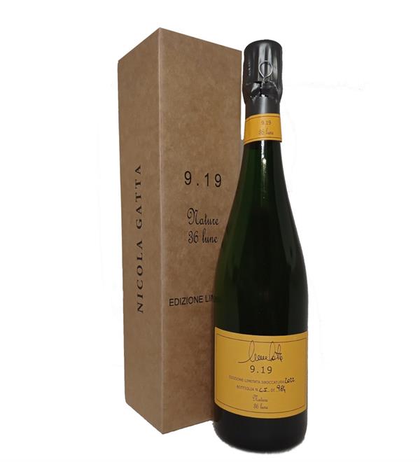 NICOLA GATTA Nature Blanc De Noirs 36 LUNE 9.19 Solera Ast. Cl 75