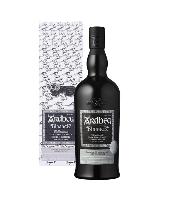 ARDBEG Scotch Whisky BLAAACK Limited Edit. 20th Anniversay Cl.70