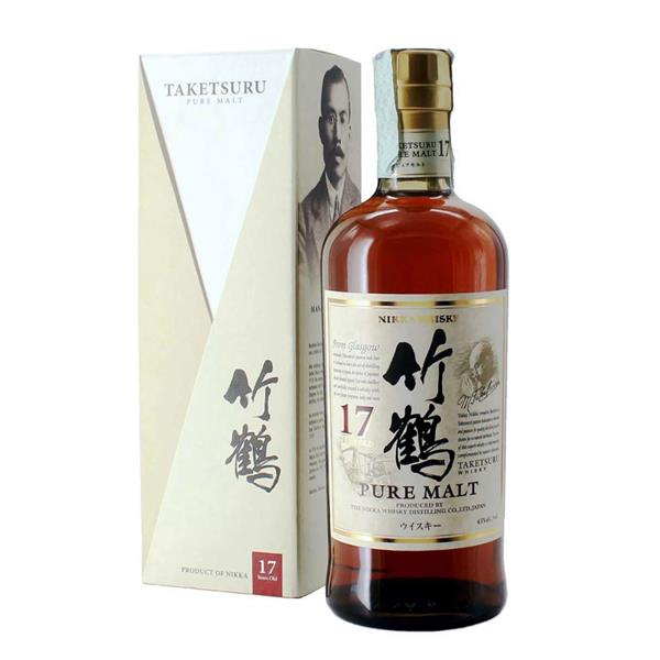 NIKKA Japanese Whisky TAKETSURU 17 yo VATTED MALT 43° Cl. 70