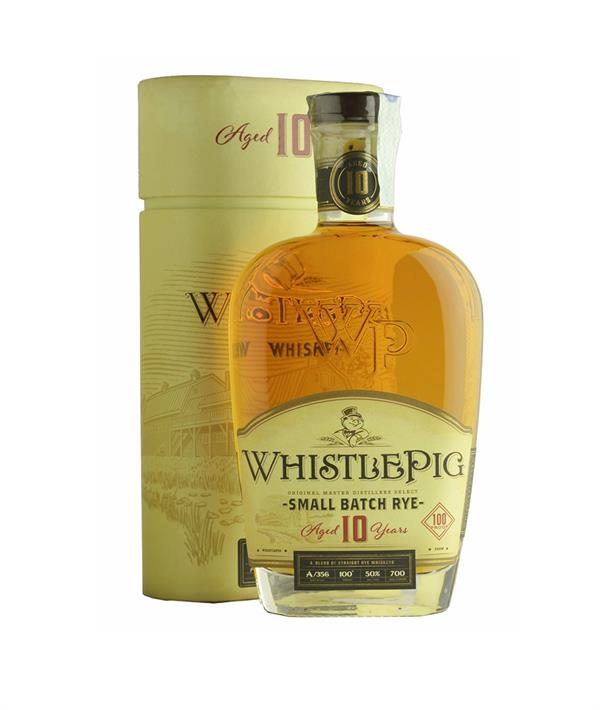 WHISTLE PIG Rye Whiskey 10 ANNI Cl. 70