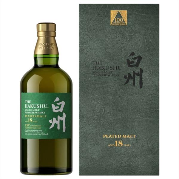 SUNTORY Japan Whisky HAKUSHU 18 Y.O. LIMITED 100° Anniversary Cl.70