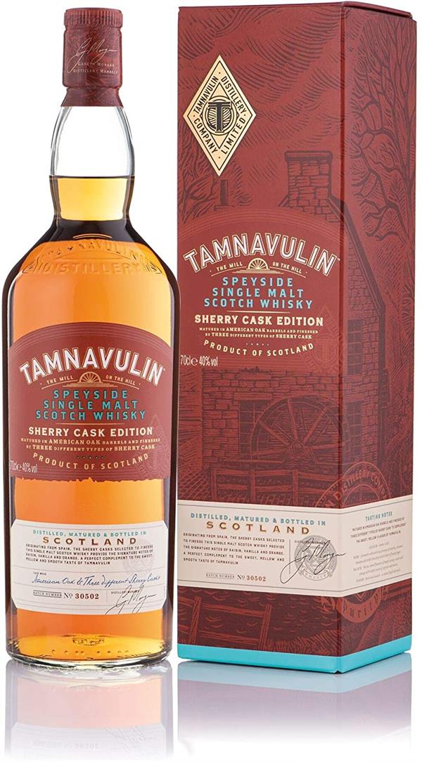 TAMNAVULIN Whisky Sherry Cask Speyside Single Malt Cl.70 40%