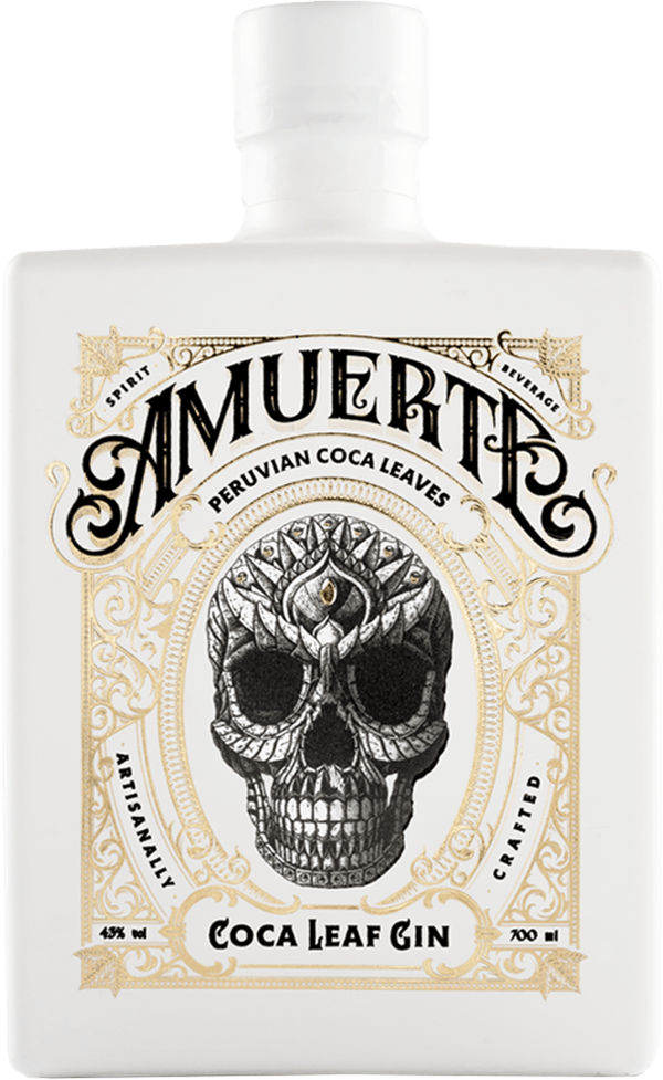 AMUERTE Gin Coca Leaf WHITE cl.70