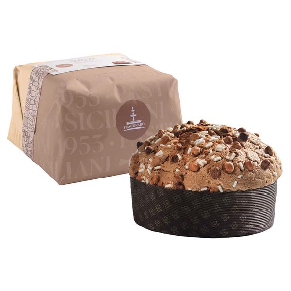 FIASCONARO Panettone NOCCIOLE in scatola regalo KG. 1